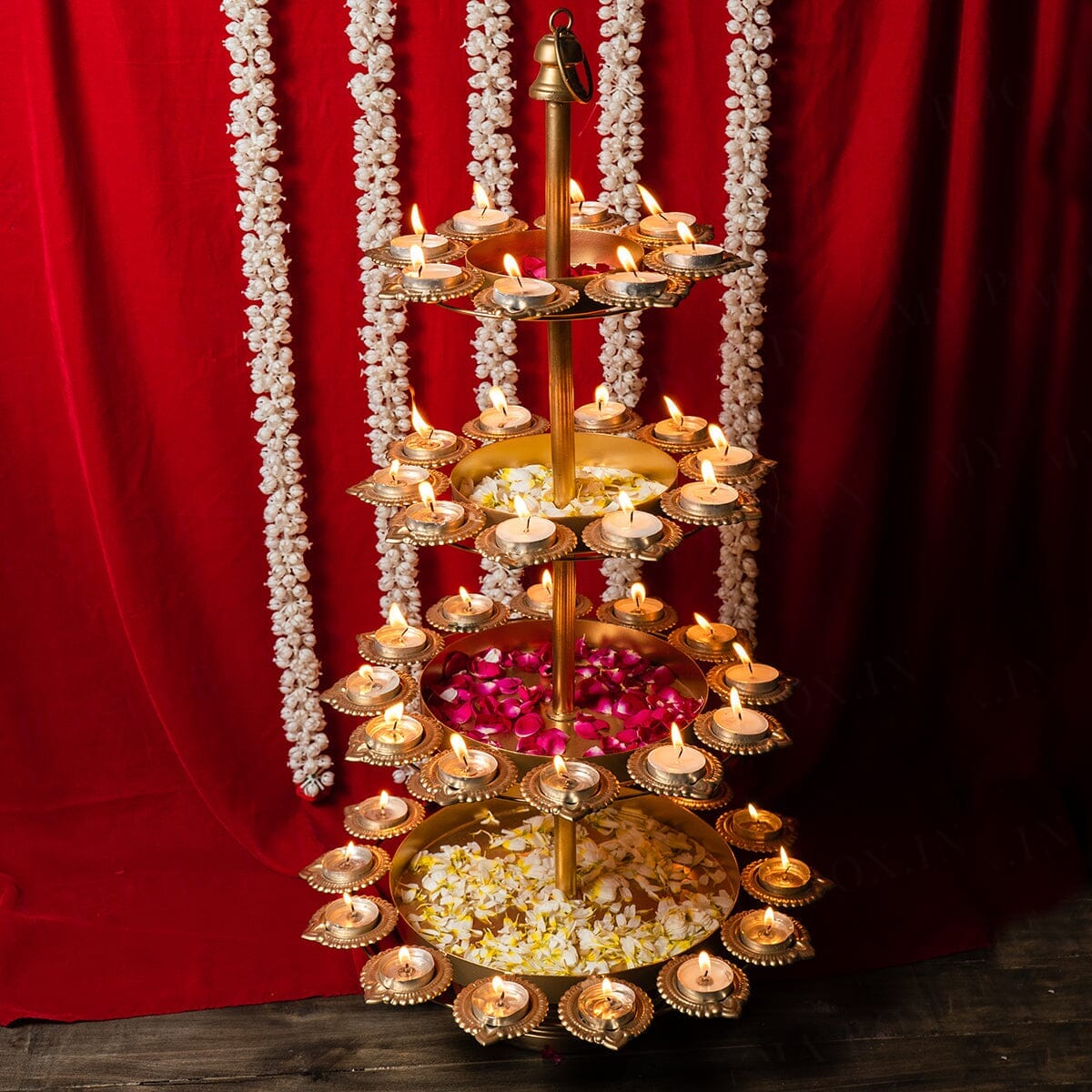 Exquisite Layer Diya Urli Stand