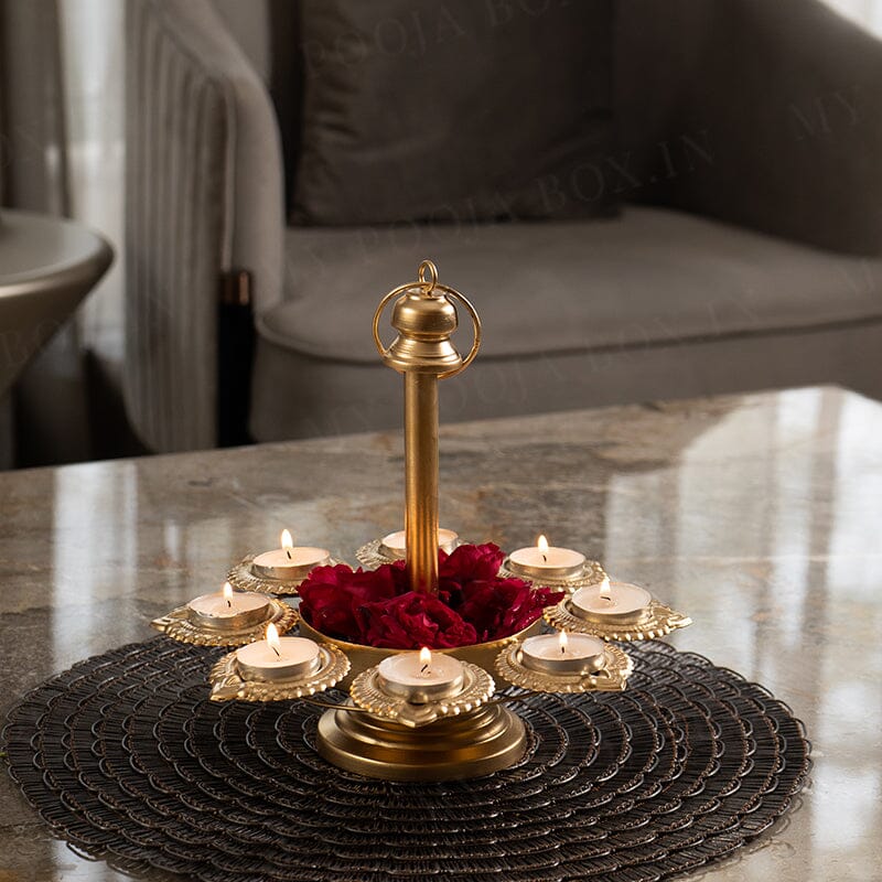 Exquisite Layer Diya Urli Stand