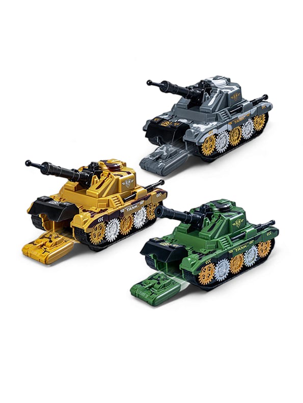 Diecast Military Tank Kids Toy Pack Of 3 (NX.L-J-1)