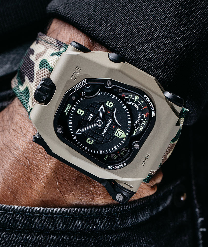 Urwerk EMC Time Hunter Desert Sage