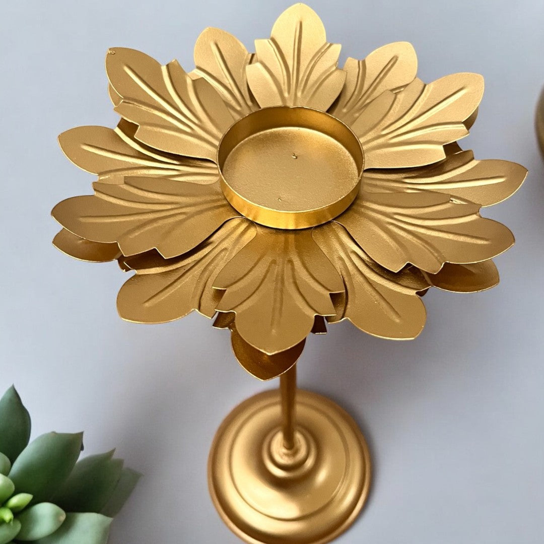 Flower T-light Holder - Set of 3