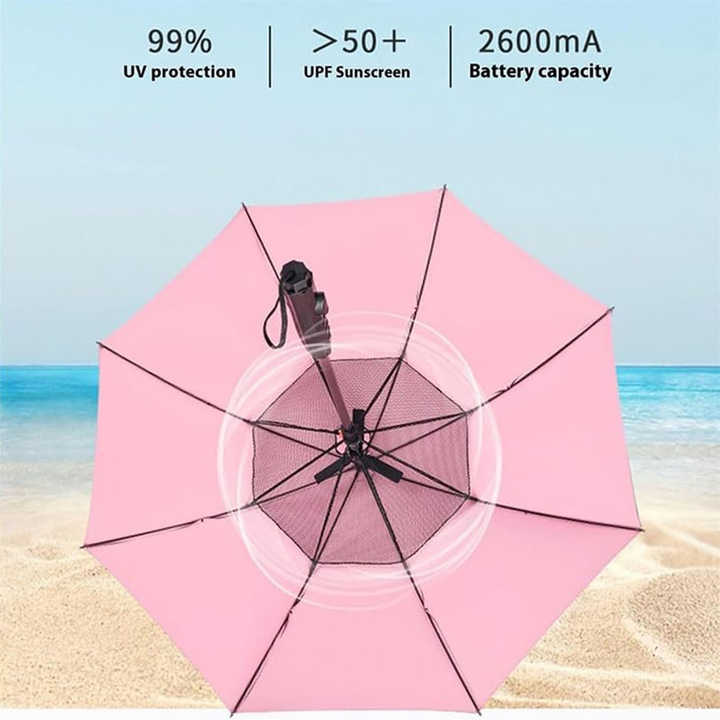 Dual-Layer Windproof UV Protection Umbrella – Stylish & Strong