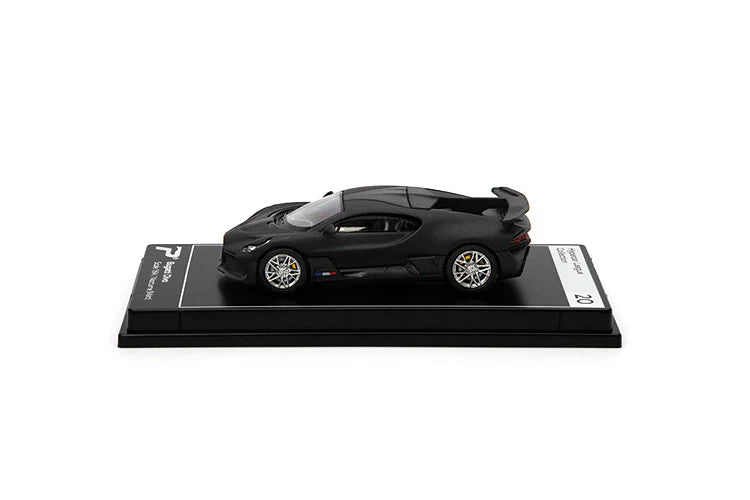 PosterCars 1:64 Bugatti Divo – Black – Acrylic Box | Hypercar League Collection #19