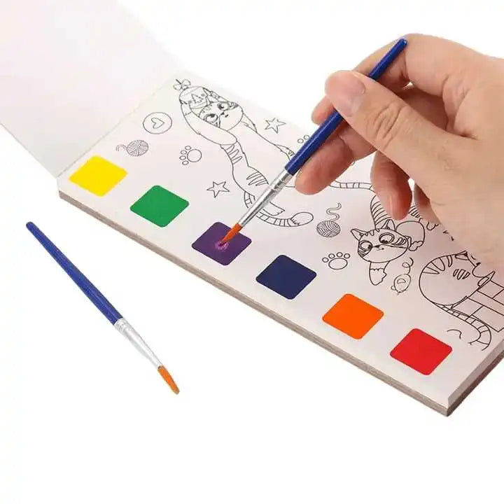 Water Painting Book With Color Palette™️