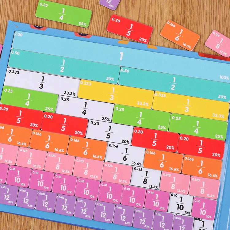 Wooden Jigsaw Fraction Learning Book™️