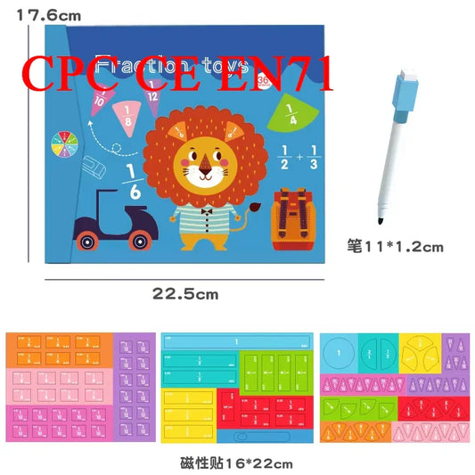 Wooden Jigsaw Fraction Learning Book™️