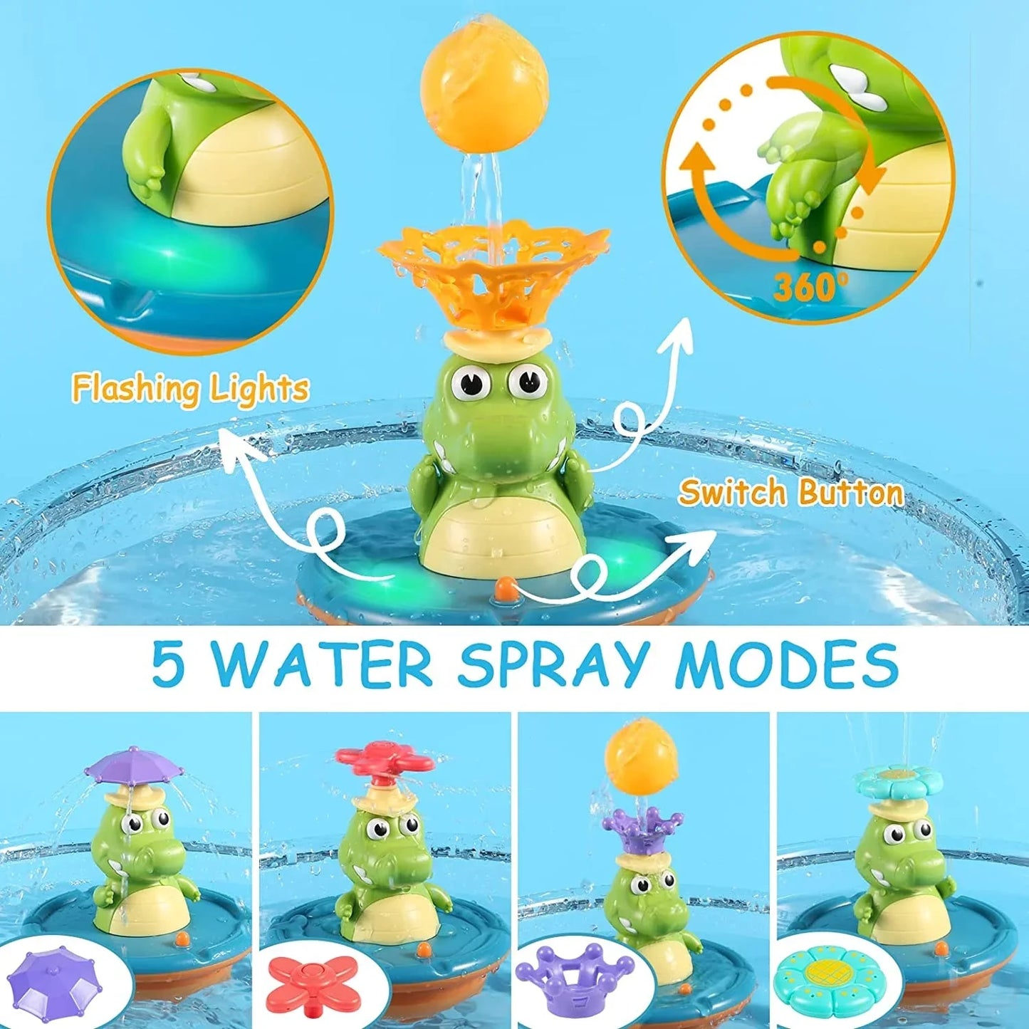Baby Crocodile Water Spray Toy™️
