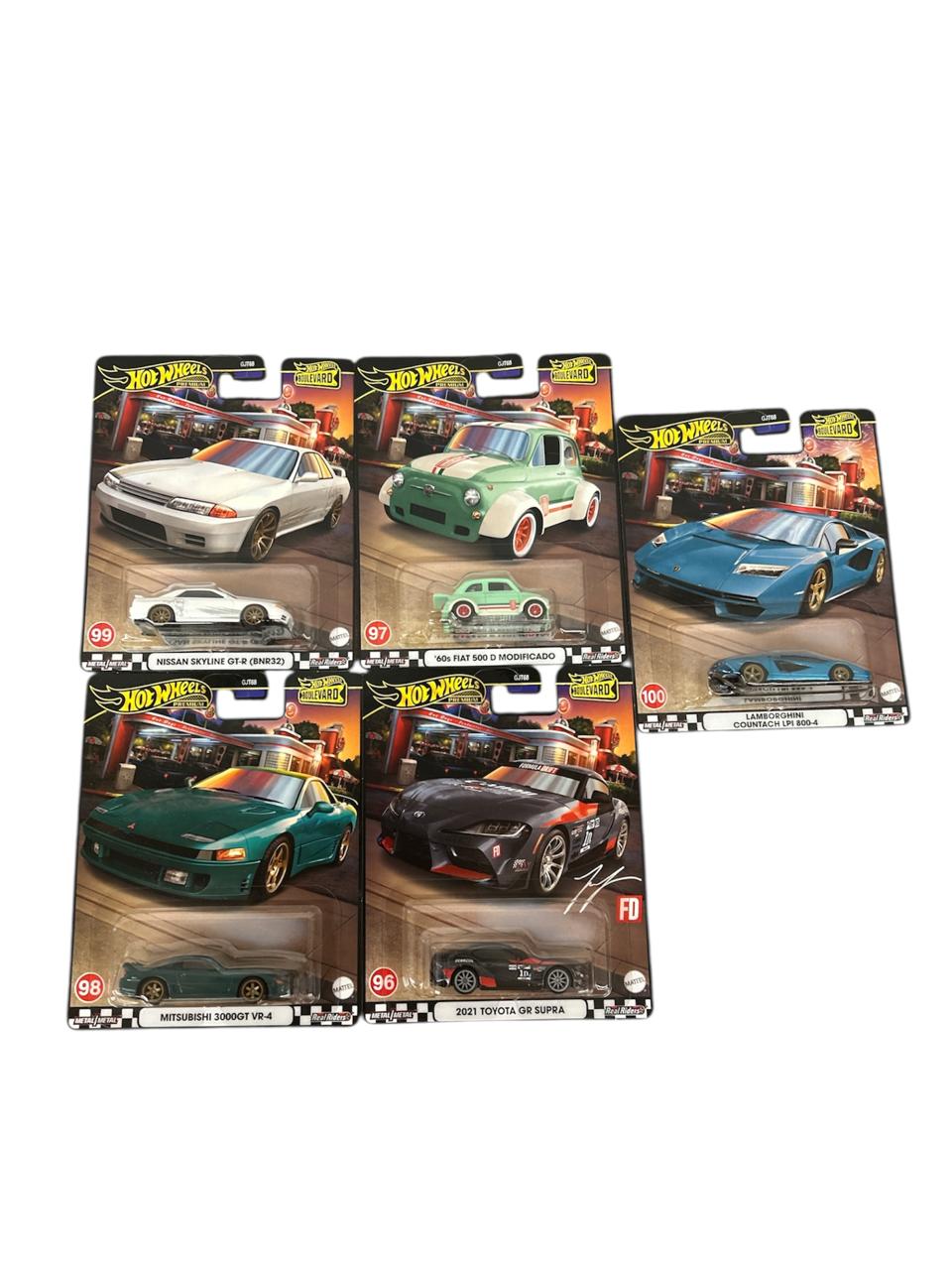 Hotwheels Premium Boulevard Set Of 5