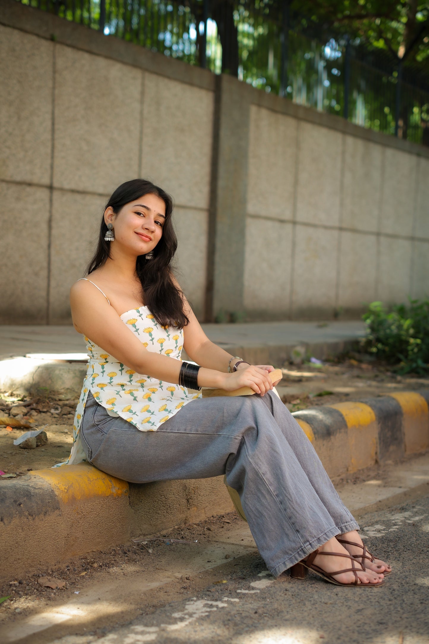 Sahiba Handblock Short Kurti