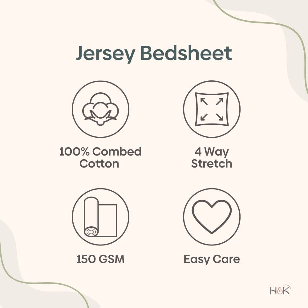 Fitted Bedsheet - Single/Navy