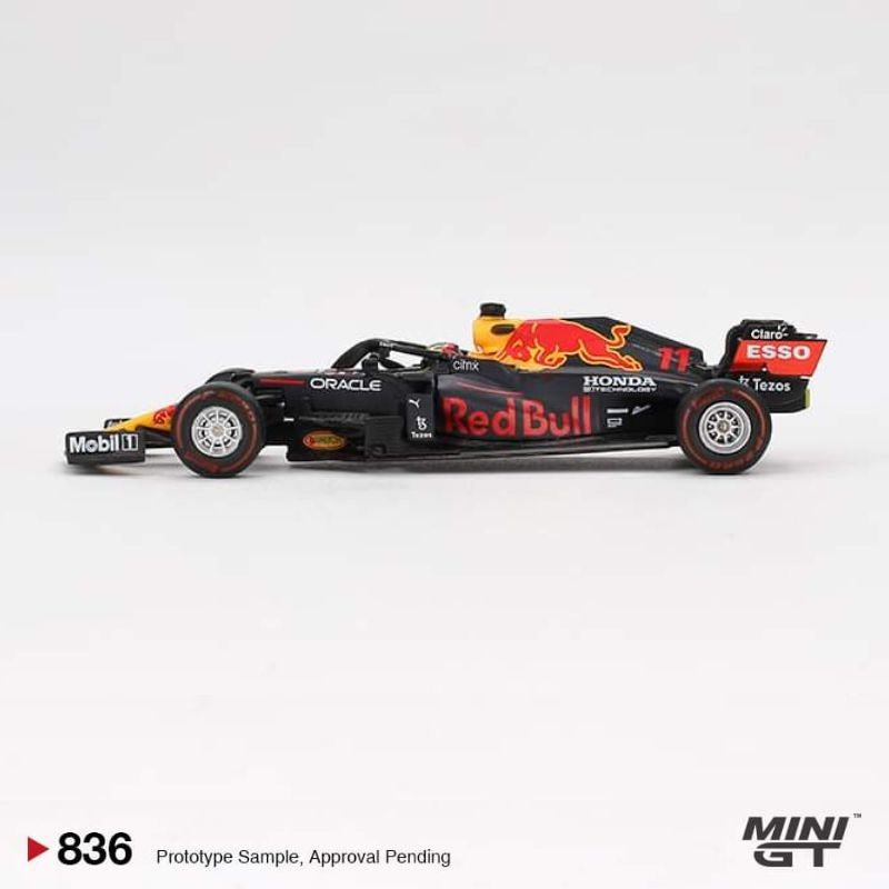 Mini GT Code 836 Red Bull RB16B #11 Sergio Pérez 2021 Azerbaijan Grand Prix Winner