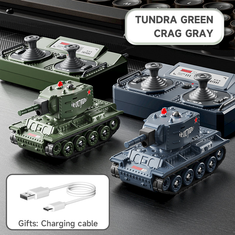 2-Mini Combat Units with Infrared Duel & Rotating Turret Tank