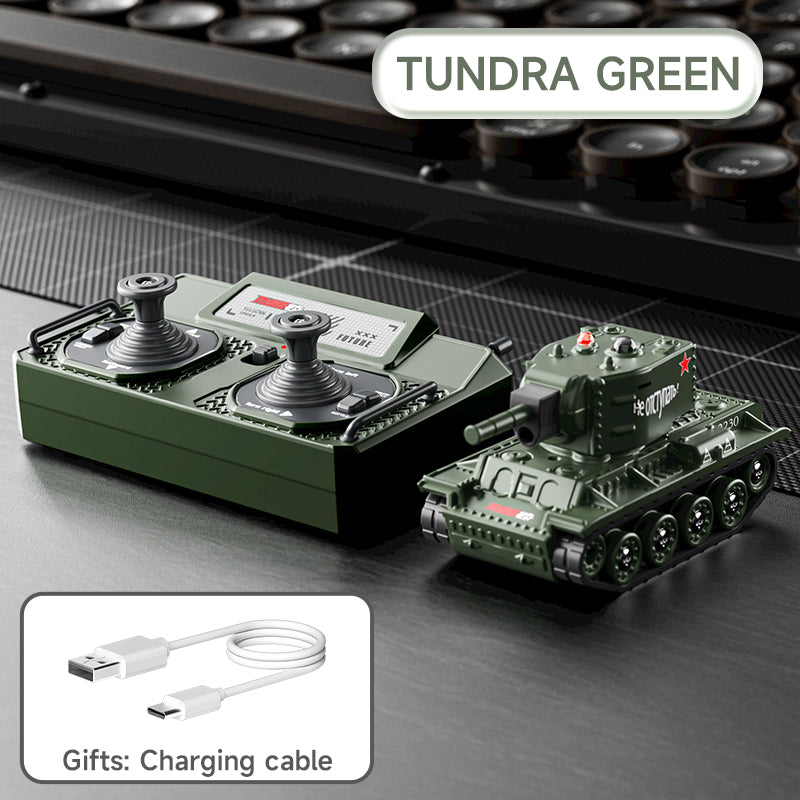 2-Mini Combat Units with Infrared Duel & Rotating Turret Tank