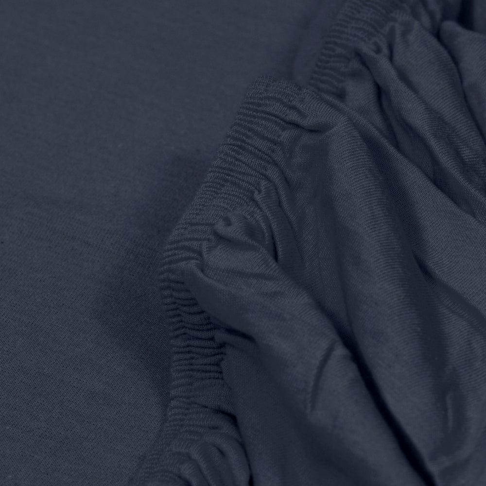 Fitted Bedsheet - Single/Navy