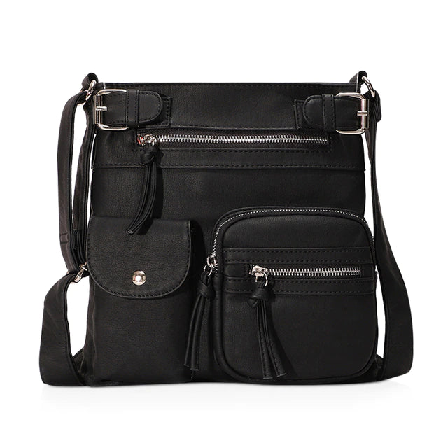 Multi-pocket crossbody bag