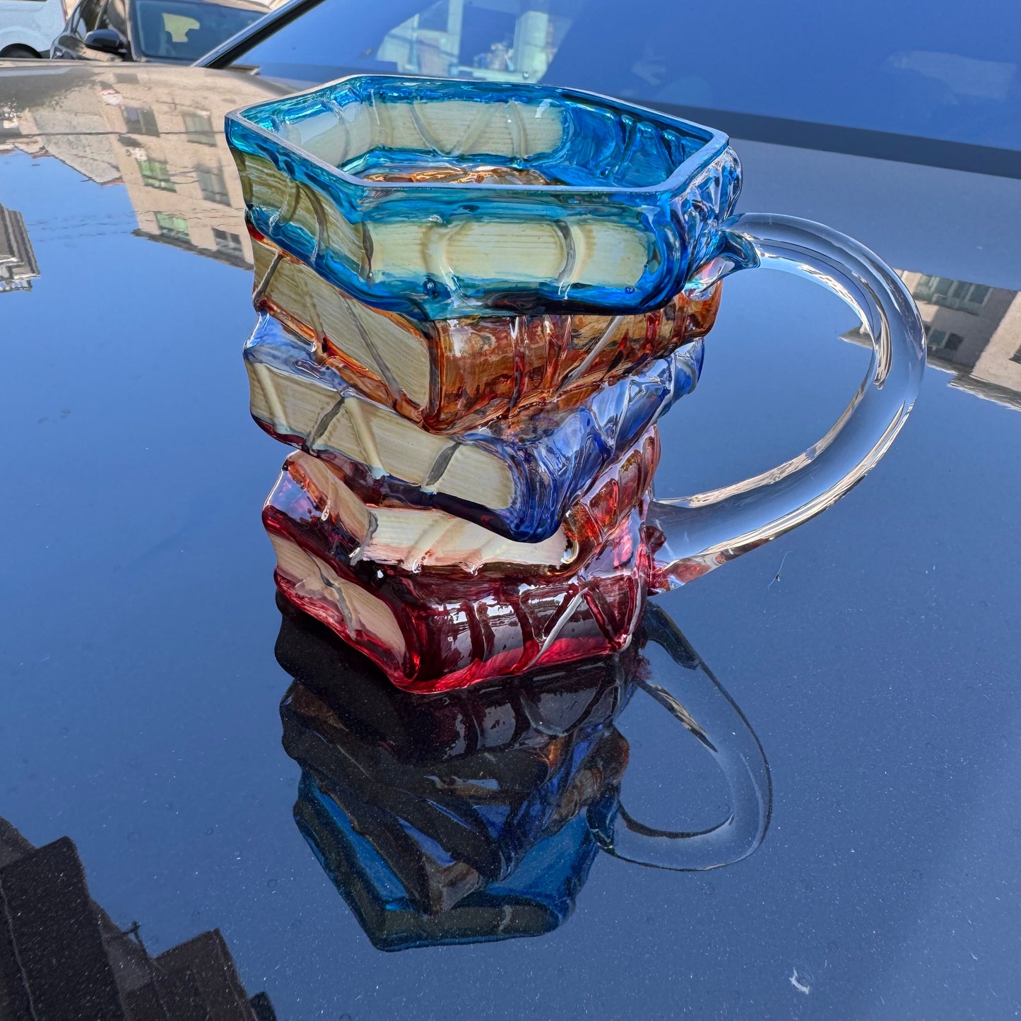 Unique Painted Book Coffee Cup