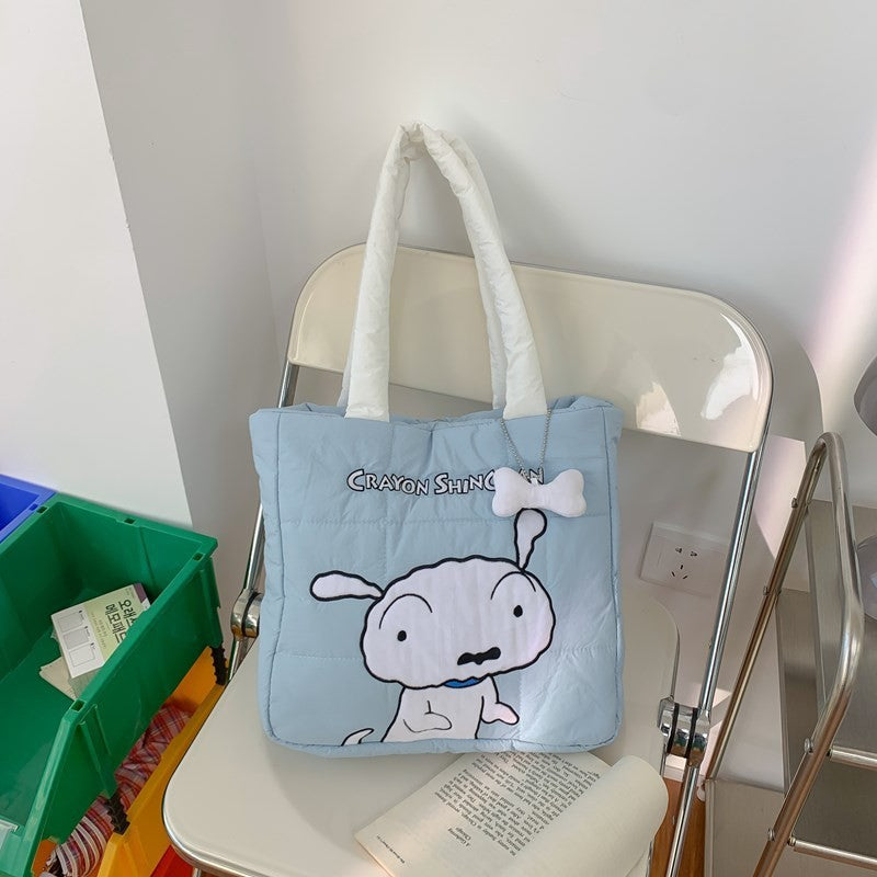 Shinchan Plush Tote Bags