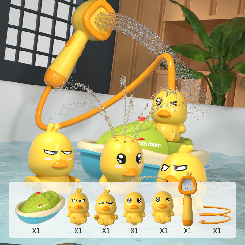 Duck Fountain Bath Toy with Shower Head ( Buy 1 Get 1 FREE)