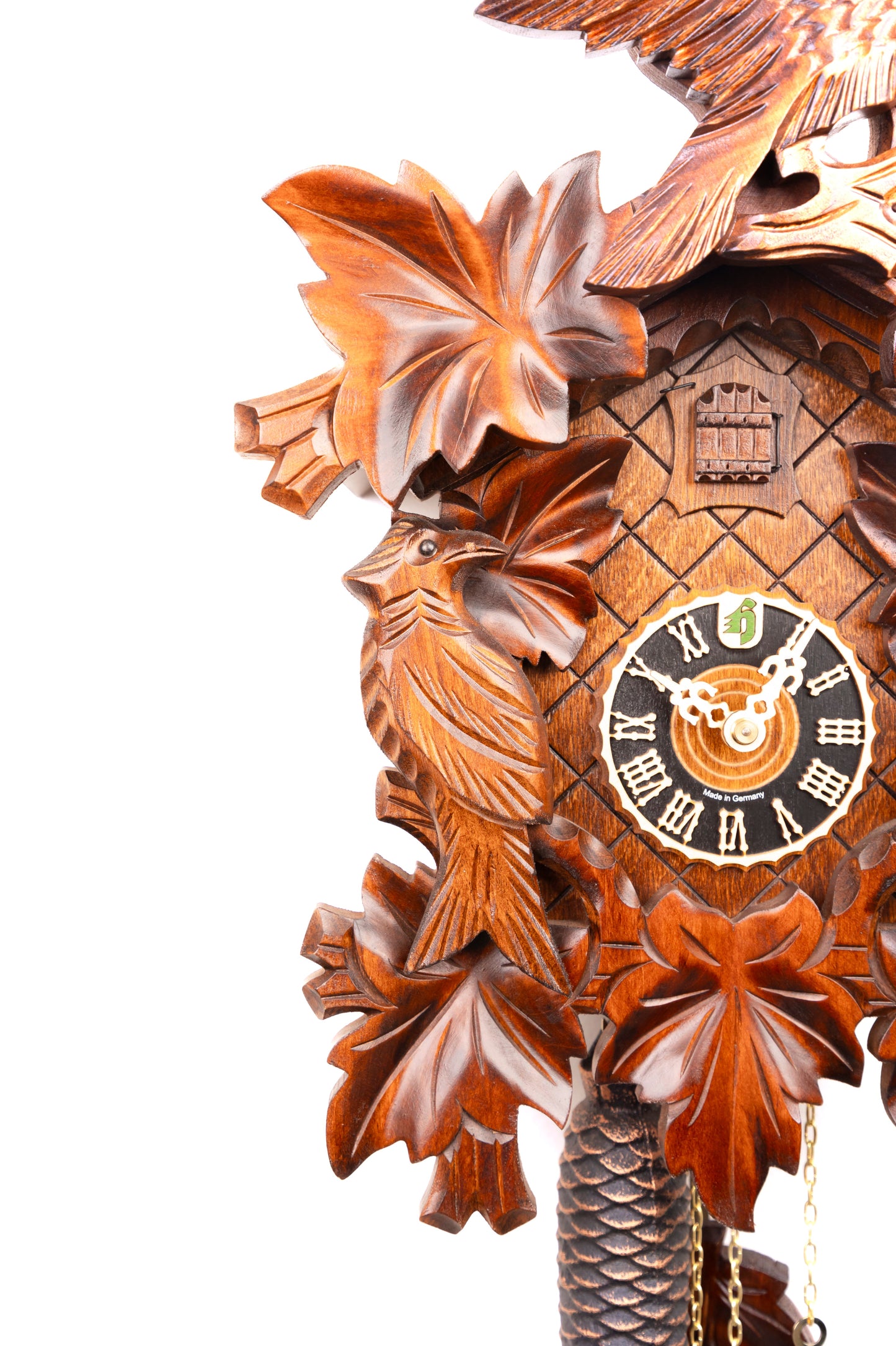 Small Leaf and Loon cuckoo clock