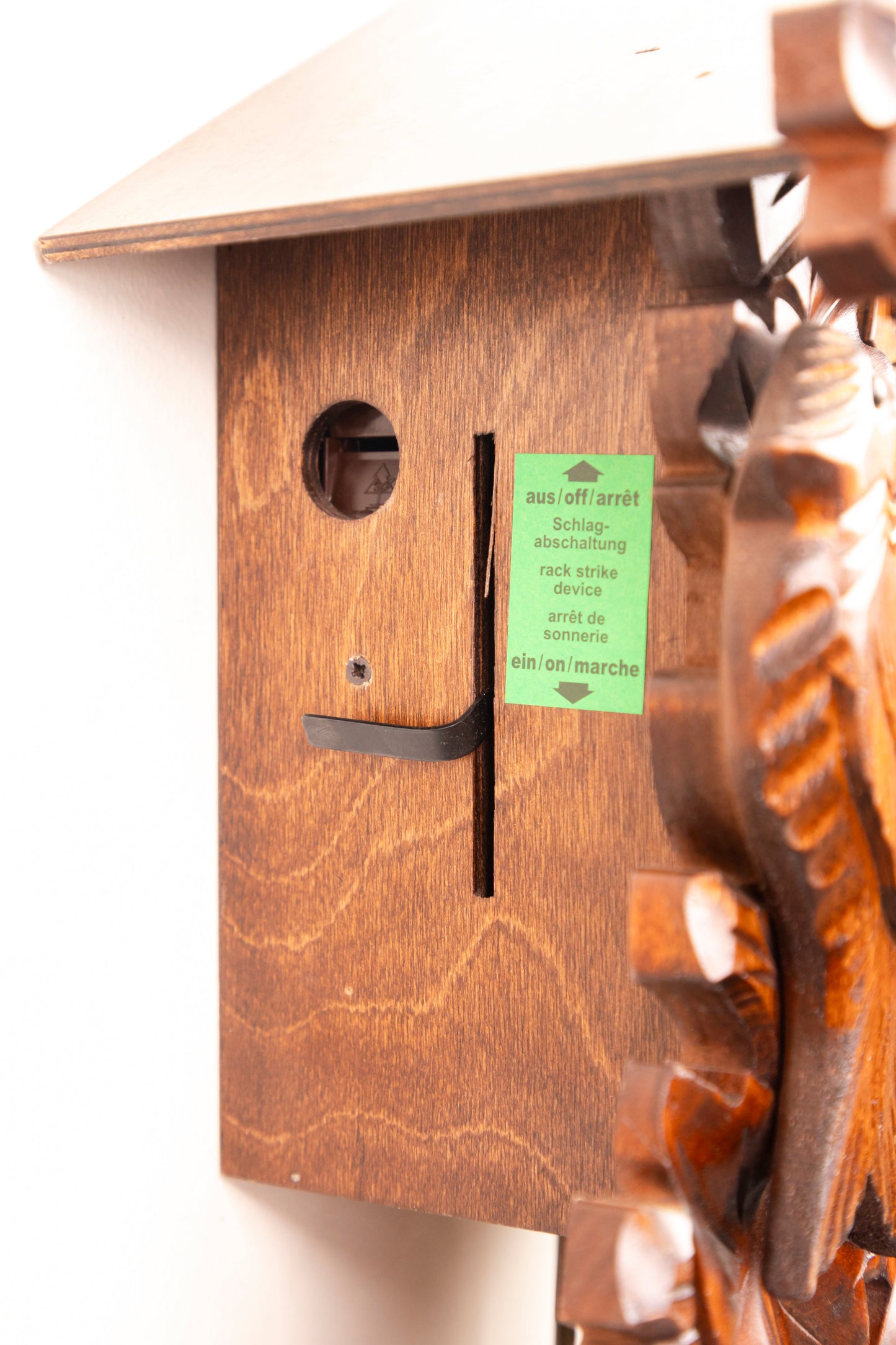 Small Leaf and Loon cuckoo clock