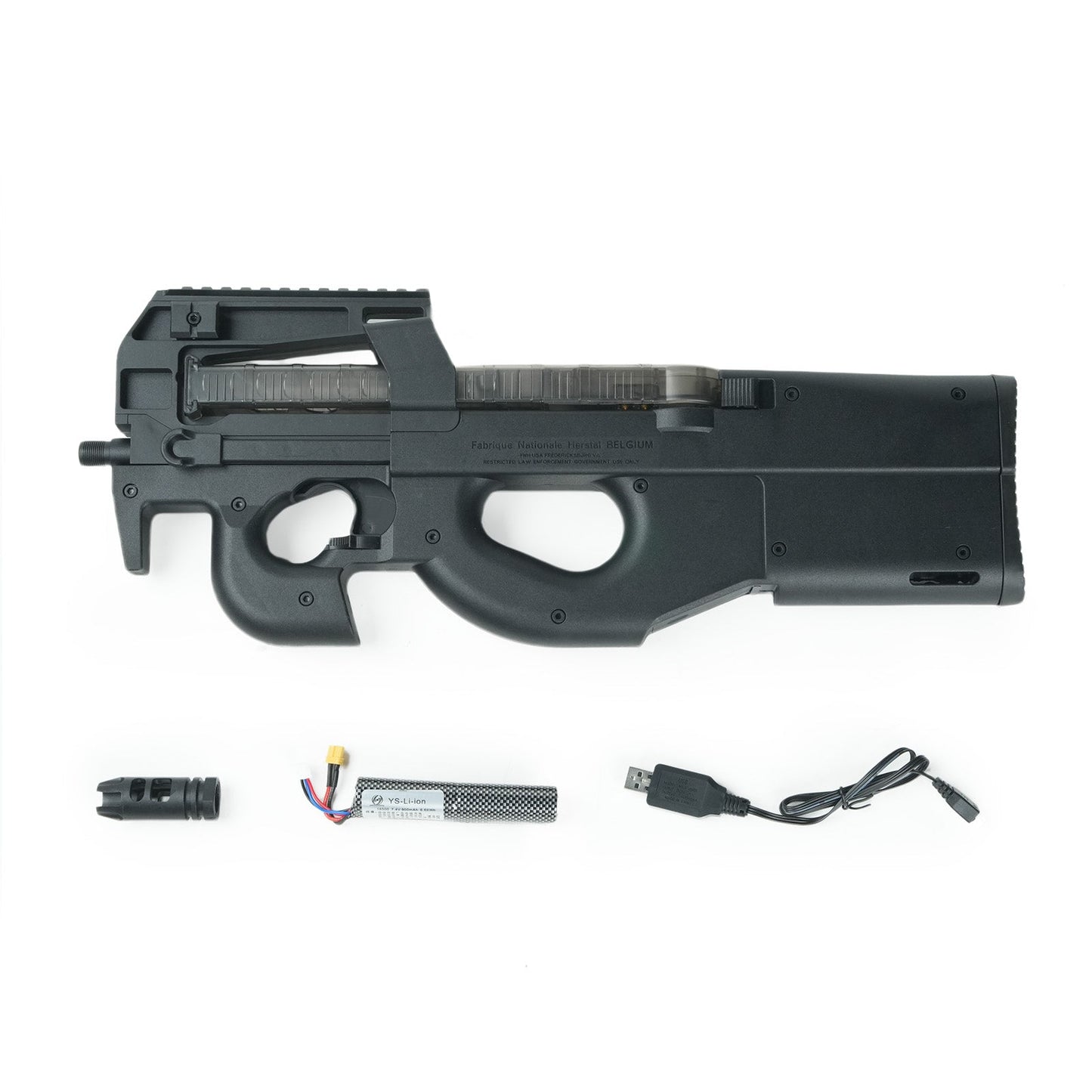 P90 Tactical Black Gel Blaster Toy
