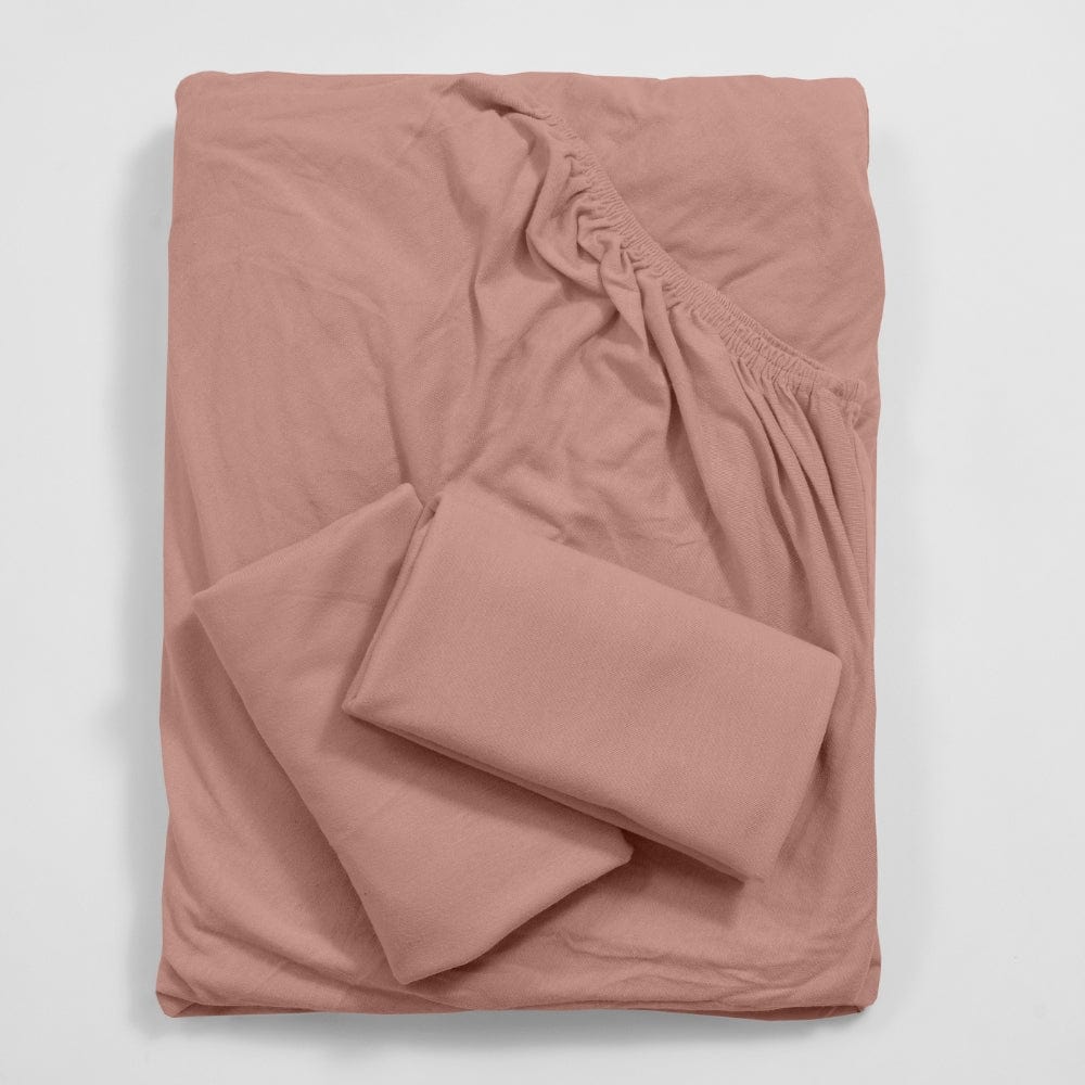 Fitted Bedsheet - King/Pink