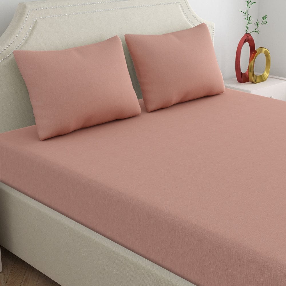 Fitted Bedsheet - King/Pink