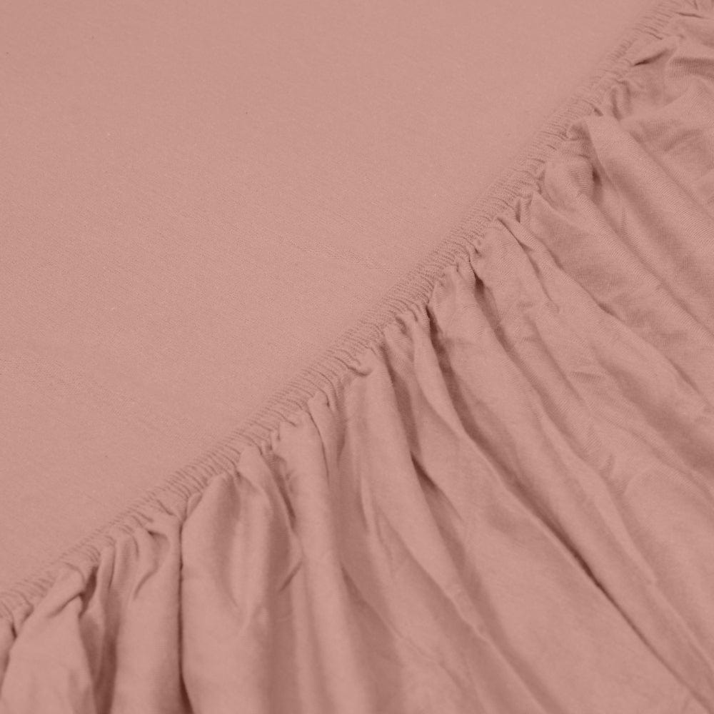 Fitted Bedsheet - King/Pink