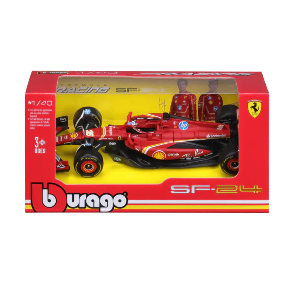 Bburago F1 2024 Ferrari F1 Team SF-24 - #16 Charles Leclerc 1/43 Scale