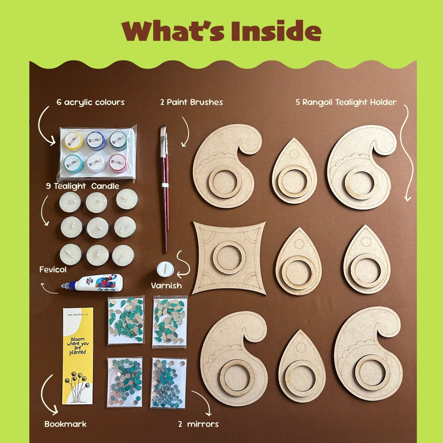 Paisley Rangoli Kit
