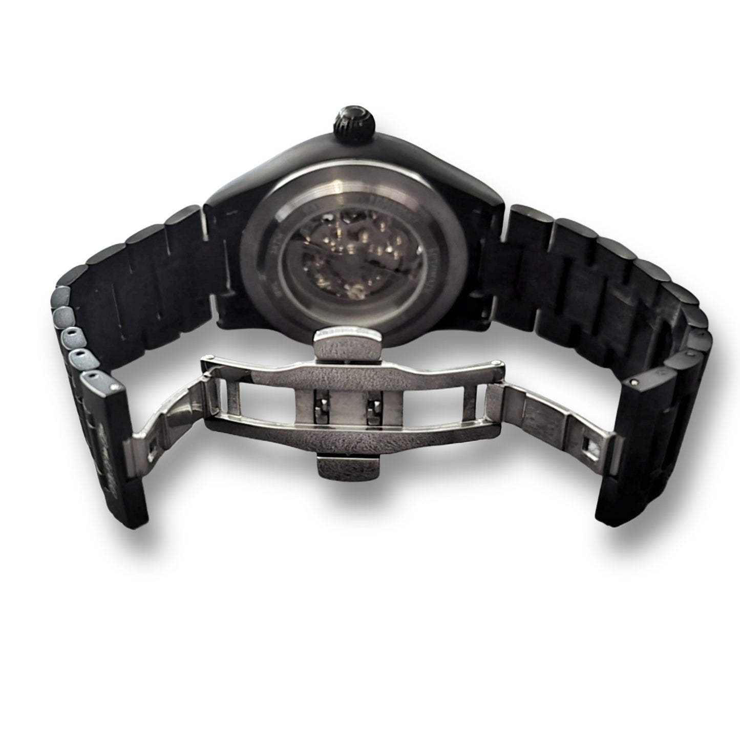 MVL "Double skull" automatic wrist watch japan movement - matt black