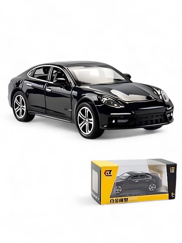 Porsche Panamera Metal Diecast Car - Scale 1:32 - Black (TV-AG-24)