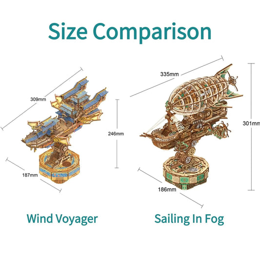 3D Puzzle Transmission Model Kit (Wind Voyager)