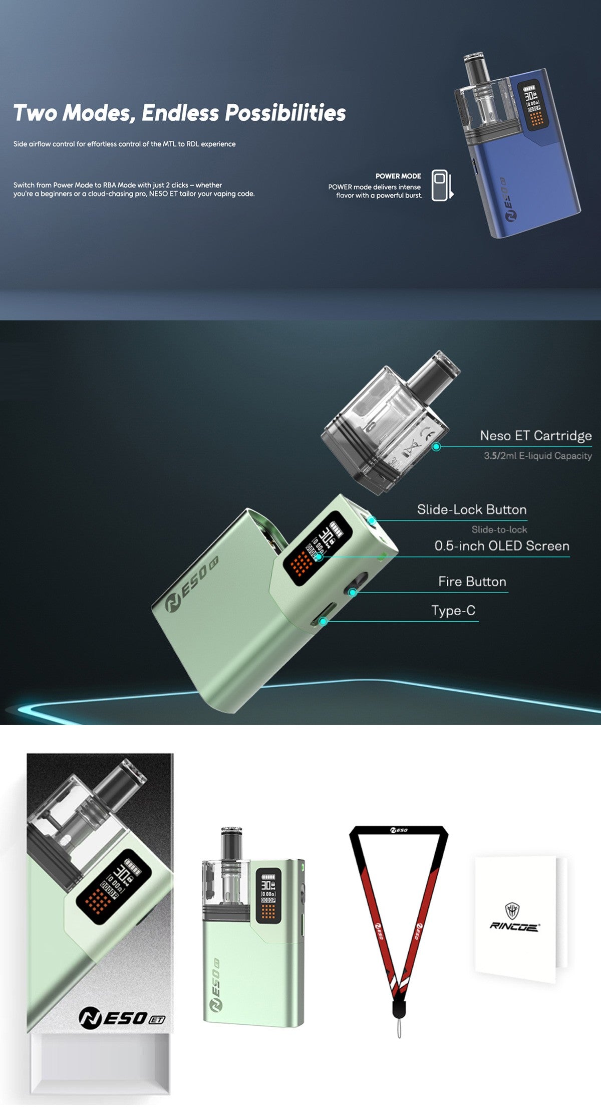 Rincoe Neso ET Pod Kit