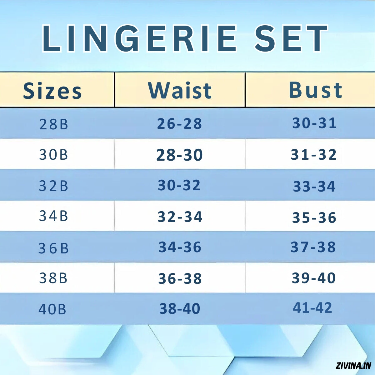 (Pack of 6) Women's Bra Panty Lingerie Set for Girl's Combo | L-26