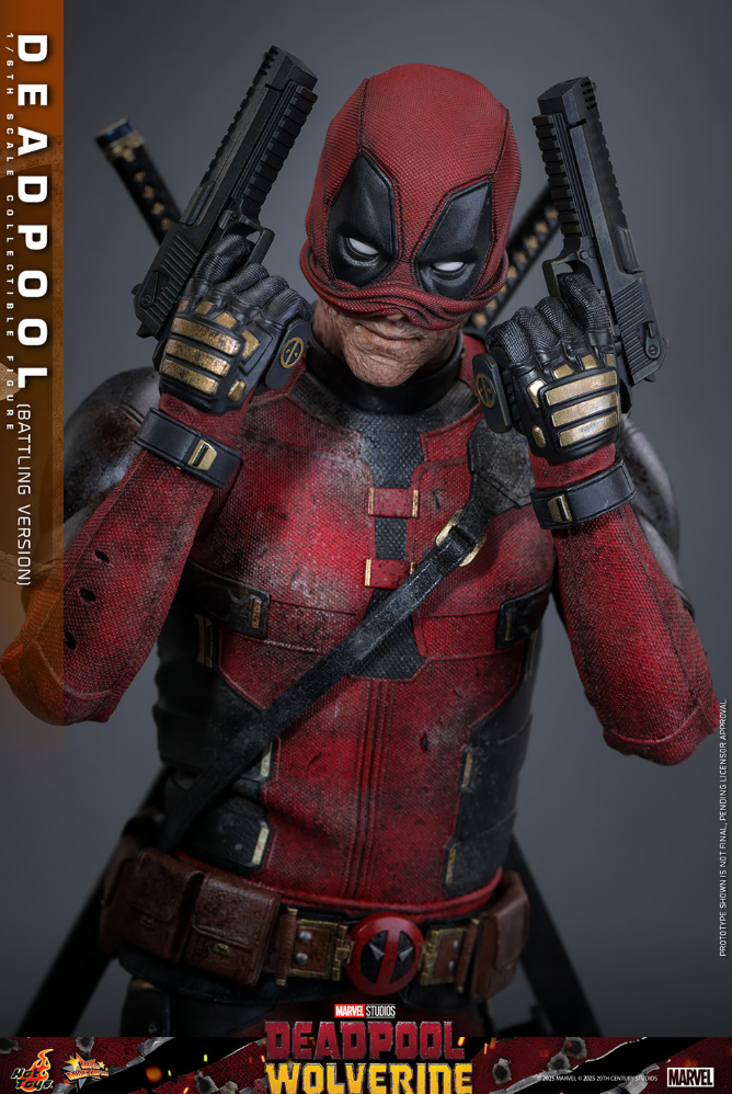 Deadpool (Battling Version) Sixth Scale Figure
