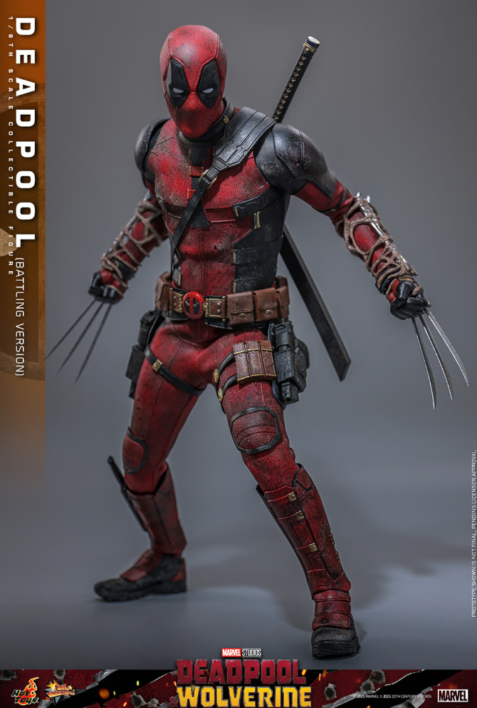Deadpool (Battling Version) Sixth Scale Figure