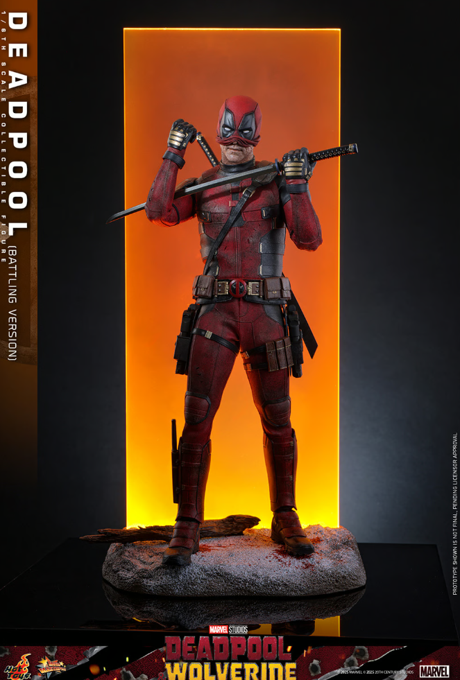 Deadpool (Battling Version) Sixth Scale Figure