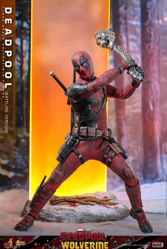 Deadpool (Battling Version) Sixth Scale Figure