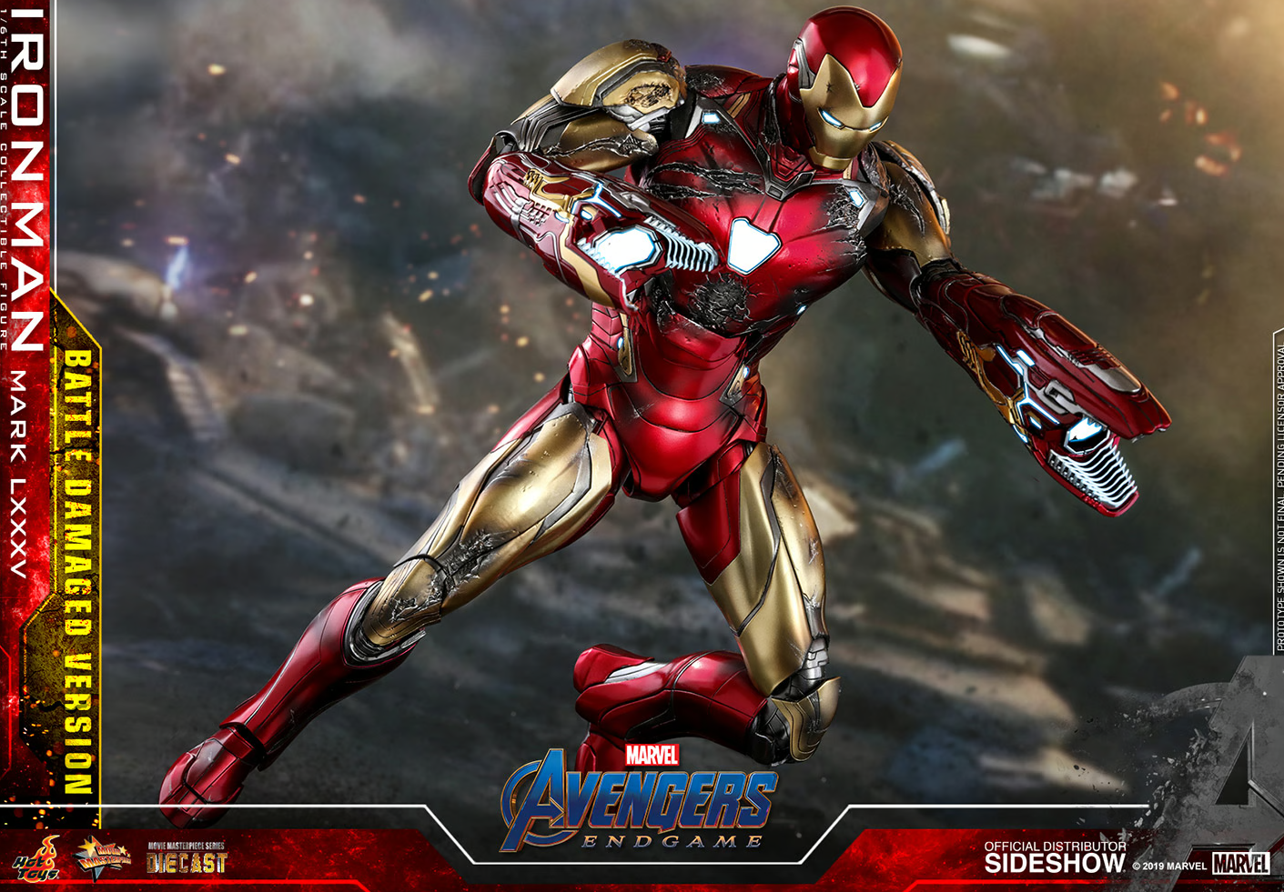 Iron Man Mark LXXXV (Battle Damaged Version) Special Edition Sixth Scale Figure