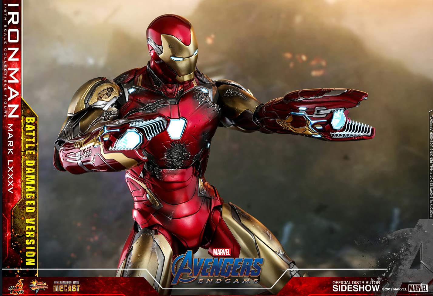 Iron Man Mark LXXXV (Battle Damaged Version) Special Edition Sixth Scale Figure