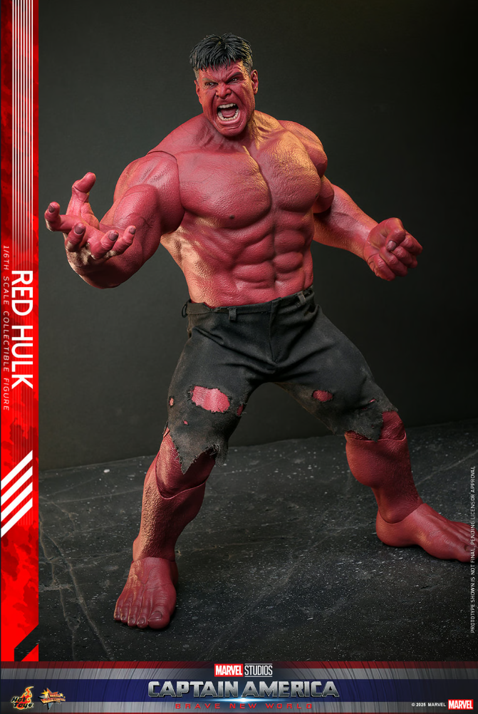 Red Hulk Sixth Scale Figure