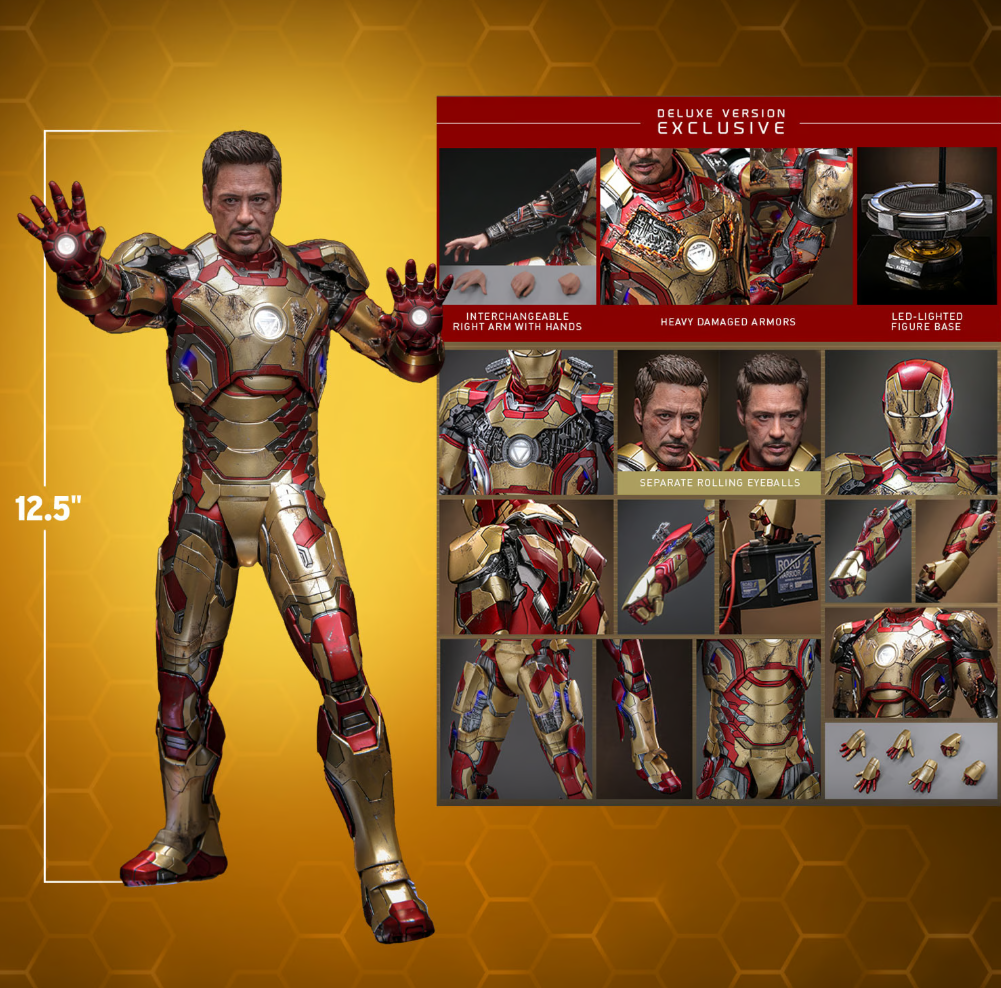 Iron Man Mark XLII (2.0) Deluxe Sixth Scale Figure