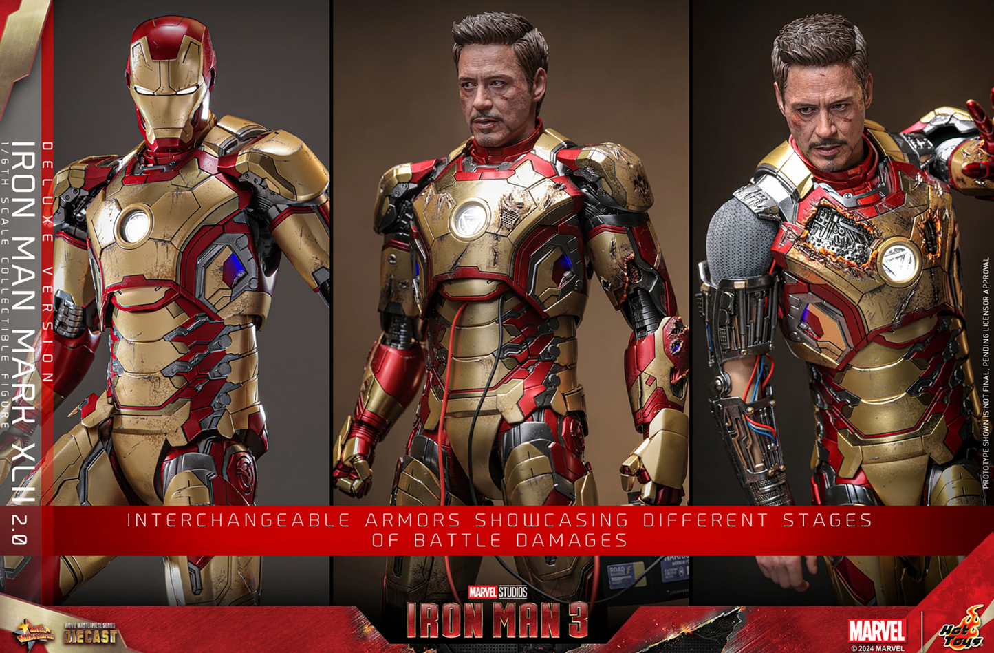 Iron Man Mark XLII (2.0) Deluxe Sixth Scale Figure