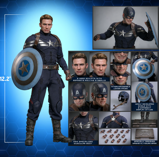Captain America (Stealth S.T.R.I.K.E. Suit) 2.0 Sixth Scale Figure