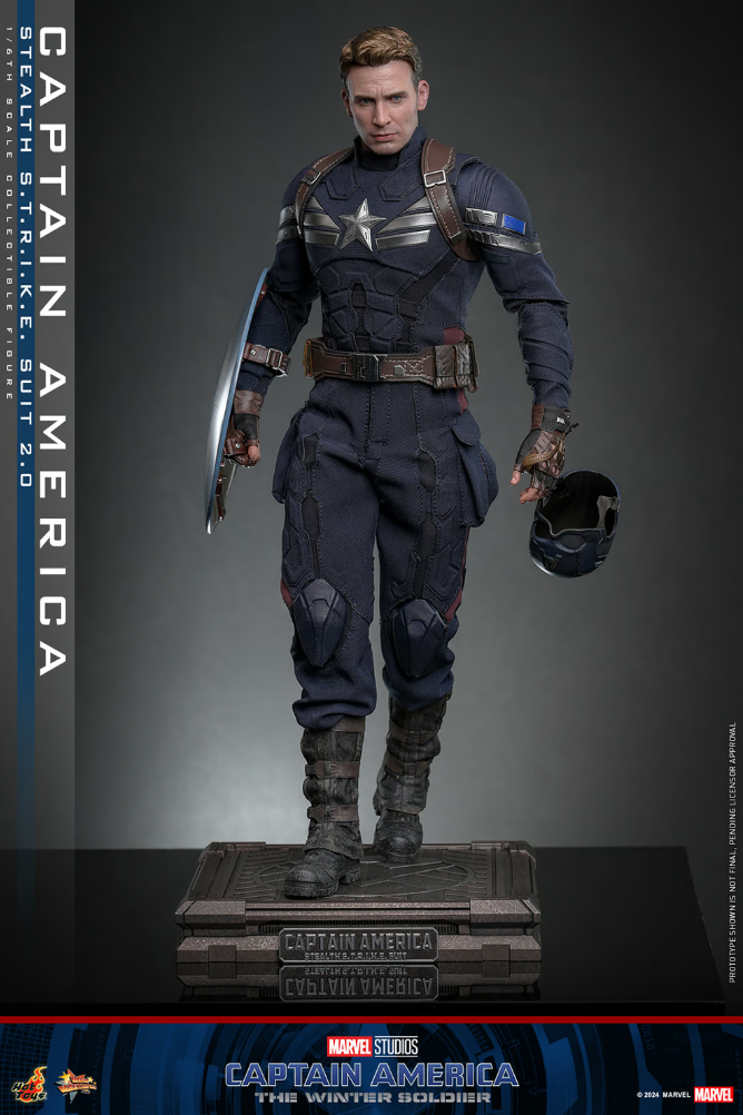 Captain America (Stealth S.T.R.I.K.E. Suit) 2.0 Sixth Scale Figure