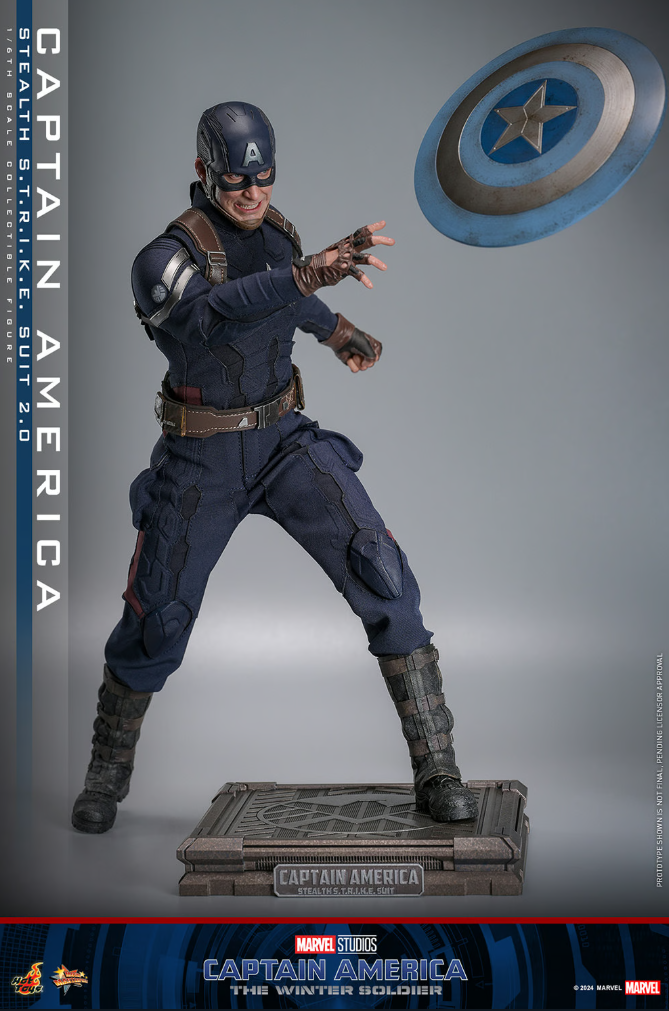 Captain America (Stealth S.T.R.I.K.E. Suit) 2.0 Sixth Scale Figure