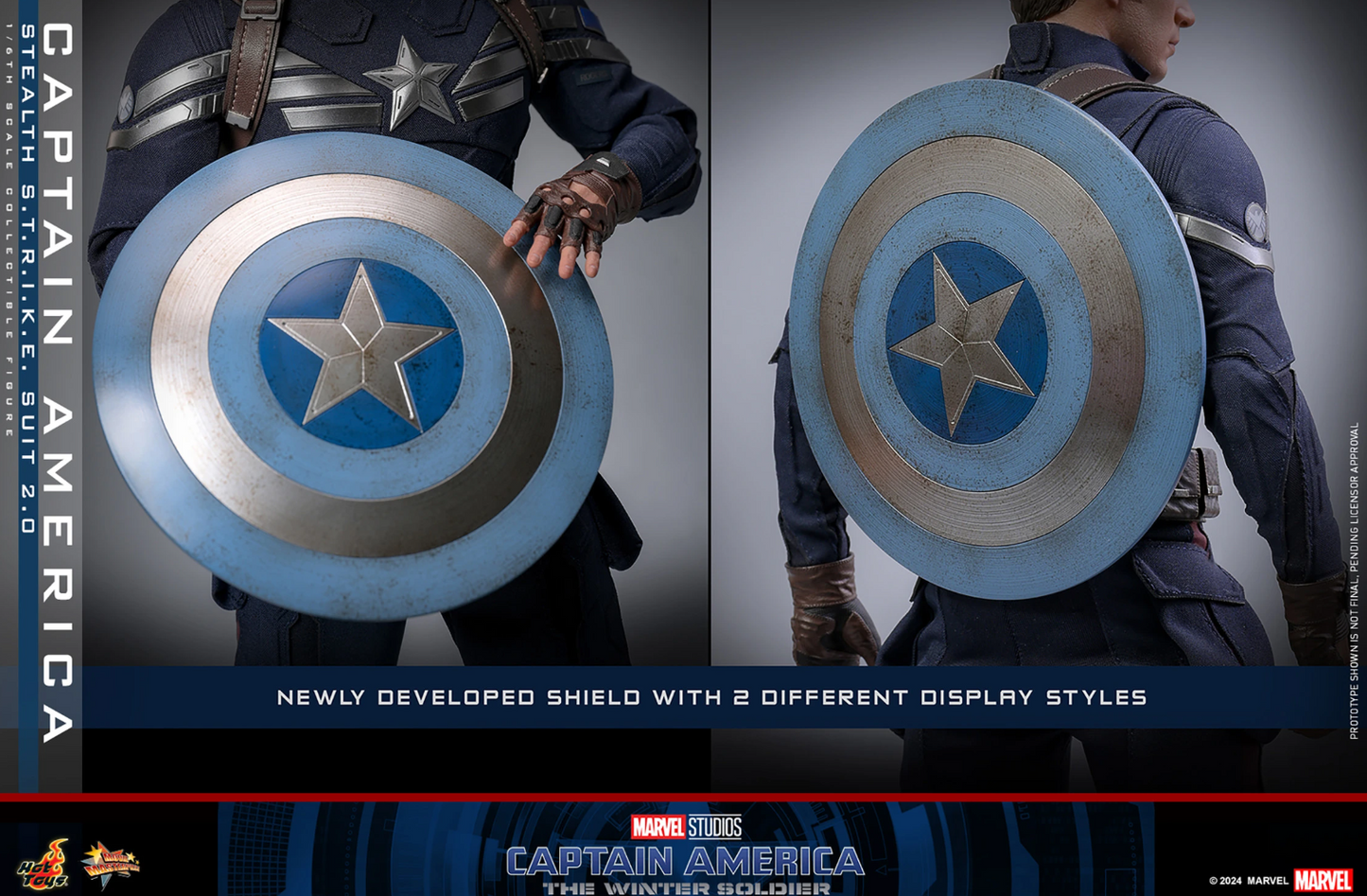 Captain America (Stealth S.T.R.I.K.E. Suit) 2.0 Sixth Scale Figure