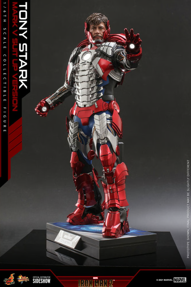 Tony Stark (Mark V Suit Up Version) Sixth Scale Figure