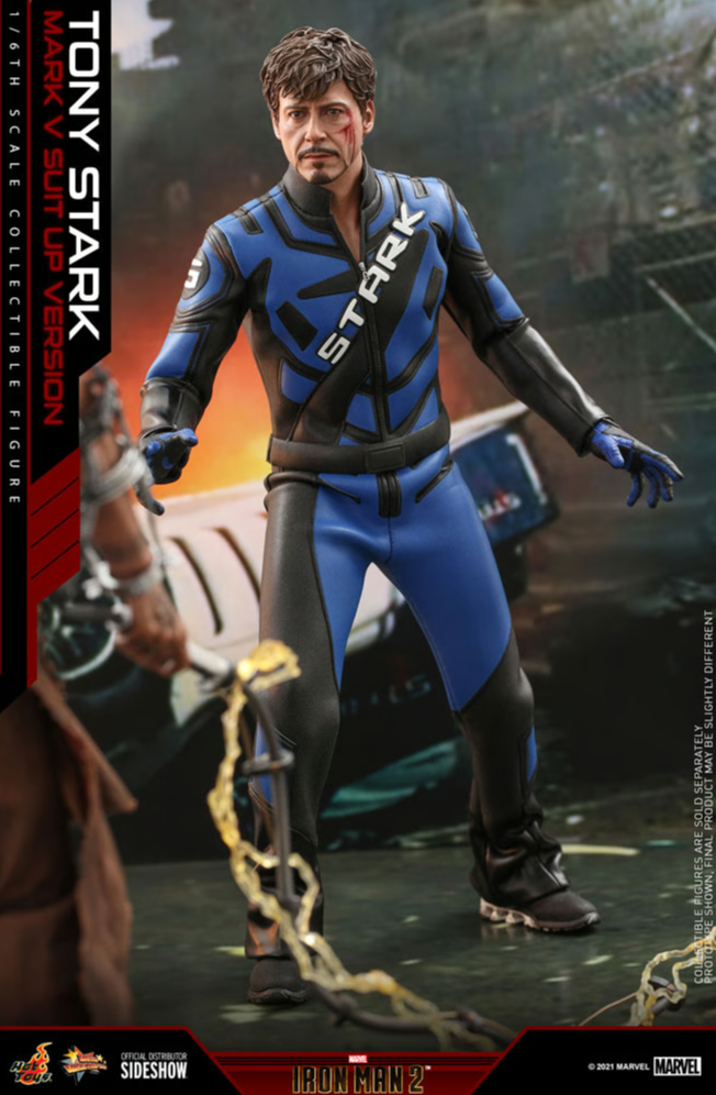 Tony Stark (Mark V Suit Up Version) Sixth Scale Figure